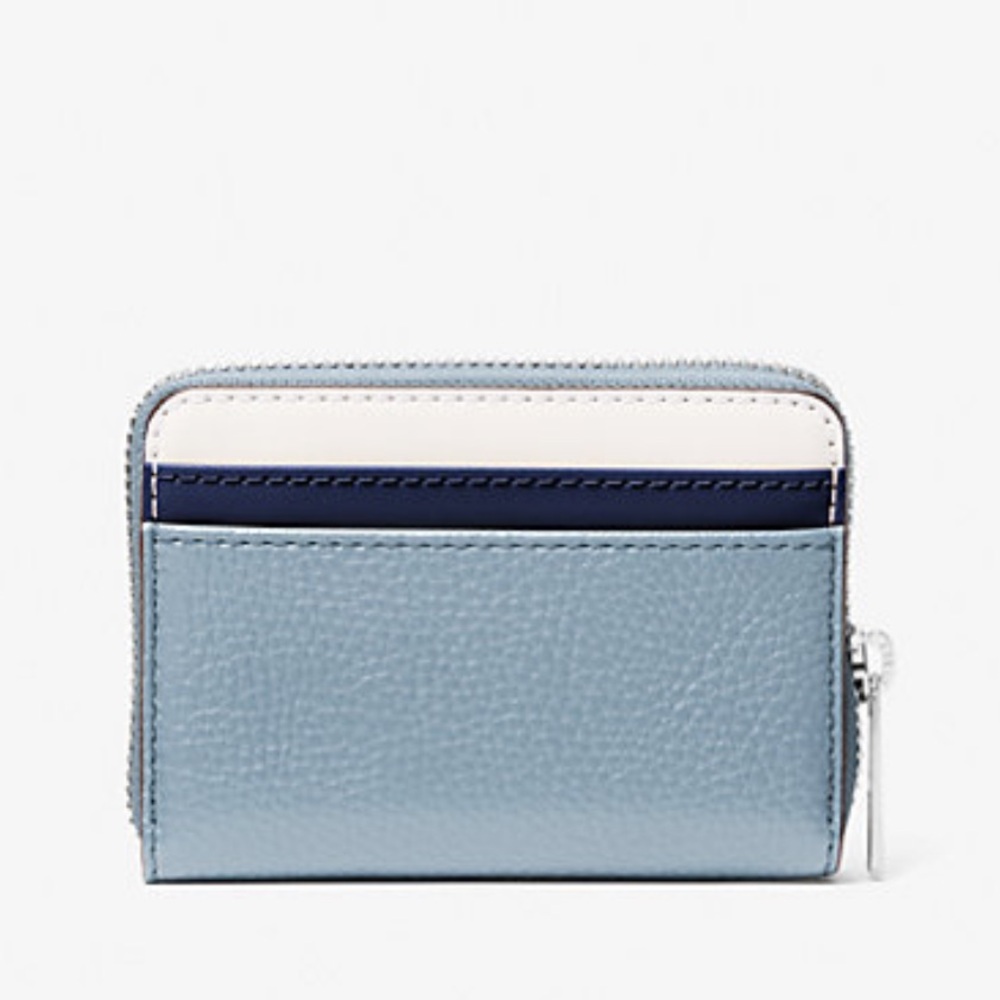 Michael Kors Jet Set Travel Md Zip Around Color-Block Wallet Card Case
Pale Bl - Picture 12 of 12
